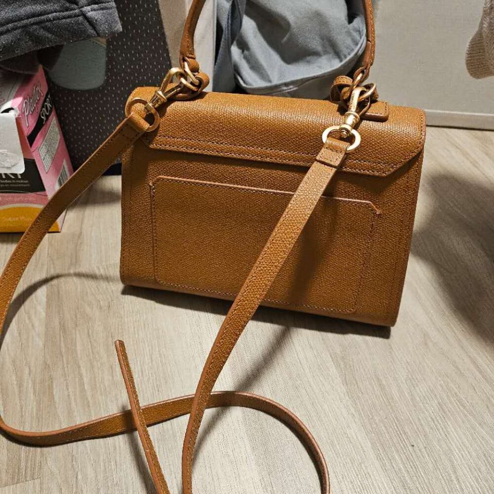NWT COURONNE Stephanie Classic Brown Tote 24 Bag - Picture 10 of 11